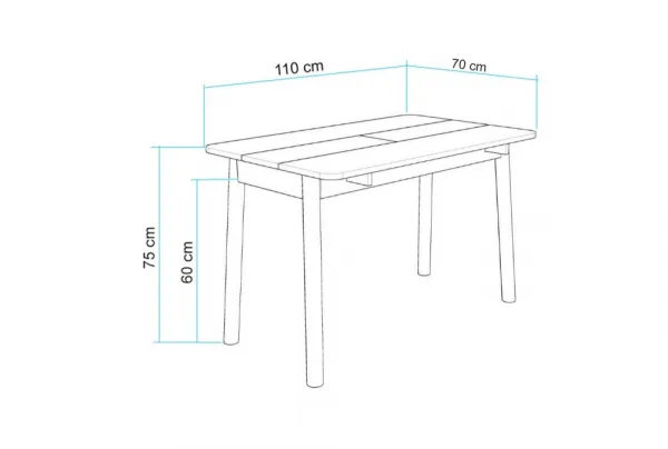 Extendable Dining Table Vina