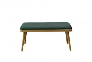Jedálenský set s rozkladacím stolom a stoličkami (4 kusy) Vina Mini 04 1070 - Oak, Green