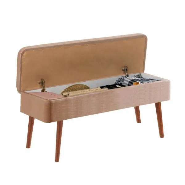 Jedálenský set s rozkladacím stolom a stoličkami (4 kusy) Vina 0900 - 3 - Walnut, Stone