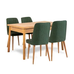 Set stola a stoličiek (6 kusov) Costa Atlantic Green