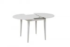 Jedálenský set s rozkladacím stolom a stoličkami (3 kusy) Vina 0701 - White, Grey