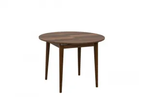 Jedálenský set s rozkladacím stolom a stoličkami (3 kusy) Vina 0701 - Walnut, Grey