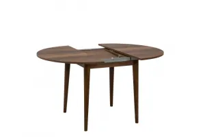 Jedálenský set s rozkladacím stolom a stoličkami (3 kusy) Vina 0701 - Walnut, Grey
