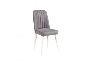 Jedálenský set s rozkladacím stolom a stoličkami (3 kusy) Vina 0701 - White, Grey