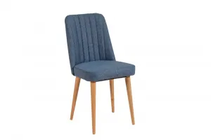 Jedálenský set s rozkladacím stolom a stoličkami (3 kusy) Vina 1048 - Atlantic Pine, Navy Blue
