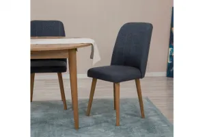 Jedálenský set s rozkladacím stolom a stoličkami (3 kusy) Vina 1048 - Atlantic Pine, Navy Blue