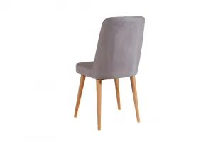 Jedálenský set s rozkladacím stolom a stoličkami (5 kusov) Vina 0701 - Atlantic Pine, Grey