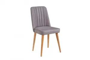 Jedálenský set s rozkladacím stolom a stoličkami (5 kusov) Vina 0701 - Atlantic Pine, Grey