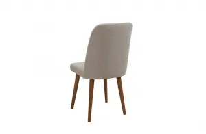 Jedálenský set s rozkladacím stolom a stoličkami (5 kusov) Vina 1005 - Walnut, Cream