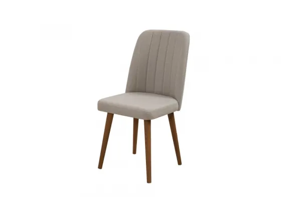Jedálenský set s rozkladacím stolom a stoličkami (5 kusov) Vina 1005 - Walnut, Cream