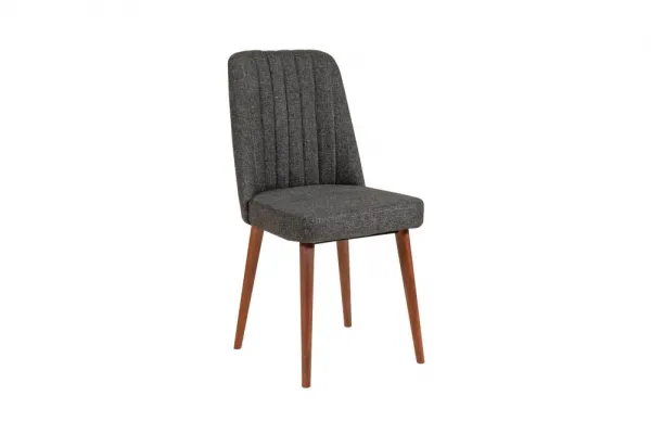 Jedálenský set s rozkladacím stolom a stoličkami (5 kusov) Vina 1053 - Anthracite, Walnut