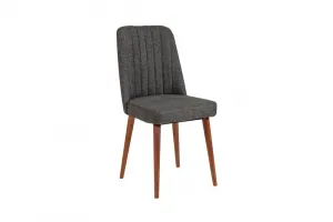 Jedálenský set s rozkladacím stolom a stoličkami (5 kusov) Vina 1053 - Anthracite, Walnut