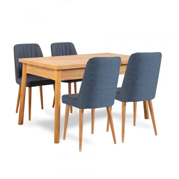 Set stola a stoličiek (6 kusov) Costa Atlantic Navy Blue