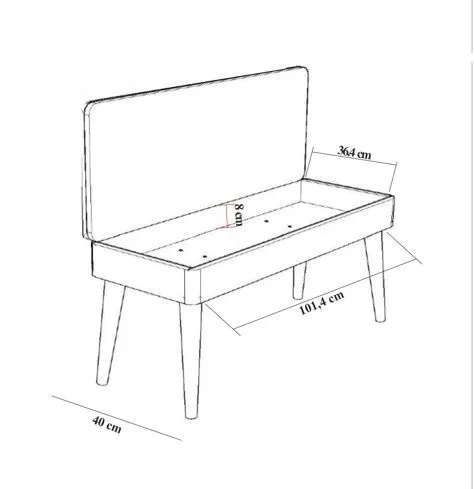Jedálenský set s rozkladacím stolom a stoličkami (4 kusy) Vina 0701 - 3 - Walnut, Grey