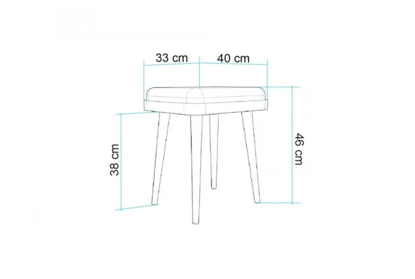 Jedálenský set s rozkladacím stolom a stoličkami (5 kusov) Vina Mini 05 1053 - Oak, Anthracite