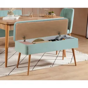 Jedálenský set s rozkladacím stolom a stoličkami (4 kusy) Vina 0701 - 3 - Atlantic, Green