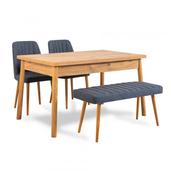 Set stola a stoličiek (4 kusy) Costa Atlantic-Navy Blue