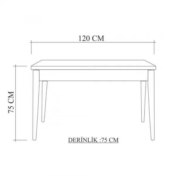 Jedálenský set so stolom a lavicou (3 kusy) Costa 1053 - Atlantic Pine, Anthracite