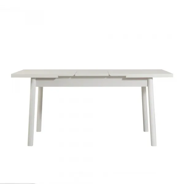 Jedálenský set s rozkladacím stolom a lavicou (3 kusy) Santiago 1053 - White, Anthracite