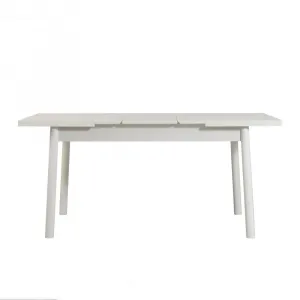 Jedálenský set s rozkladacím stolom a lavicou (3 kusy) Santiago 1053 - White, Anthracite