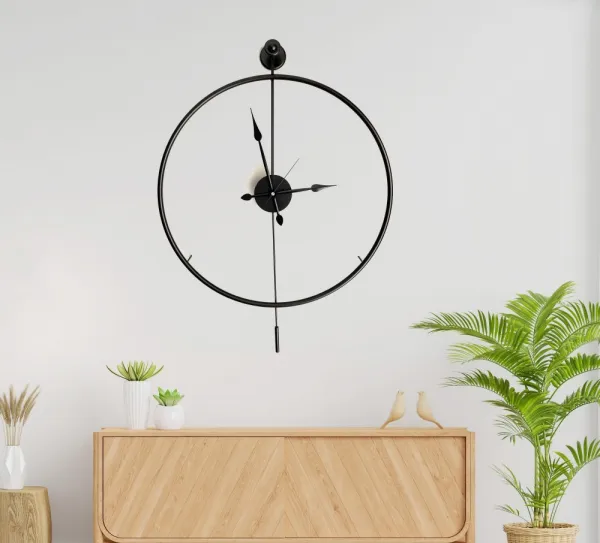 Dekoratívne kovové nástenné hodiny Mclock-00102