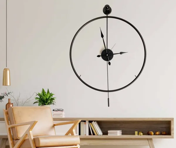 Dekoratívne kovové nástenné hodiny Mclock-00102