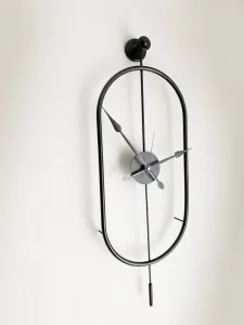 Dekoratívne kovové nástenné hodiny Mclock-00104