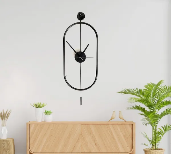 Dekoratívne kovové nástenné hodiny Mclock-00104