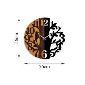 Dekoratívne drevené nástenné hodiny Wooden Clock - 71