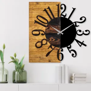 Dekoratívne drevené nástenné hodiny Wooden Clock 7