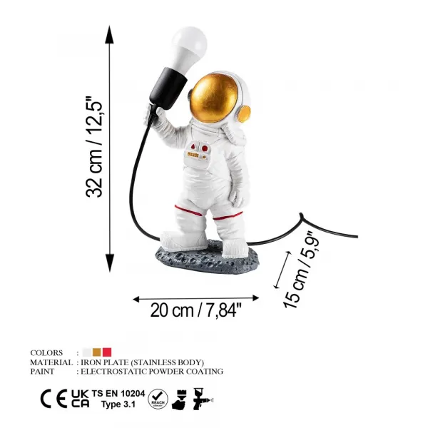 Stolná lampa Astronaut - 1