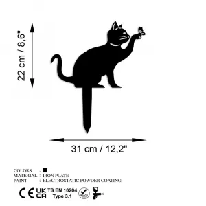 Záhradná dekorácia Cat 03