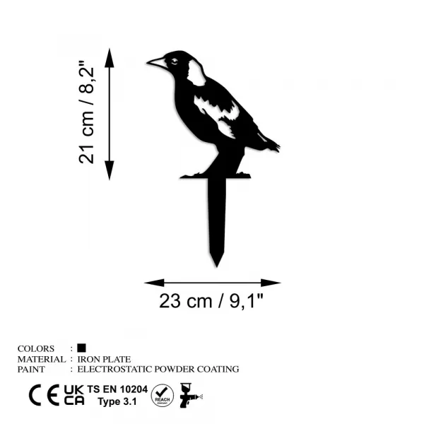 Záhradná dekorácia Bird 03