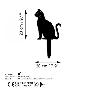 Záhradná dekorácia Cat 02
