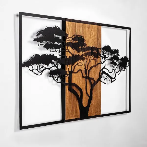 Dekoratívny drevený doplnok na stenu Acacia Tree - 388