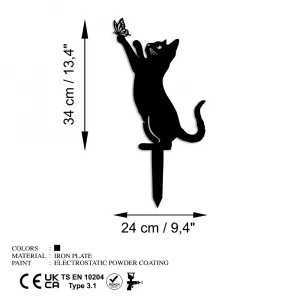 Záhradná dekorácia Cat 01