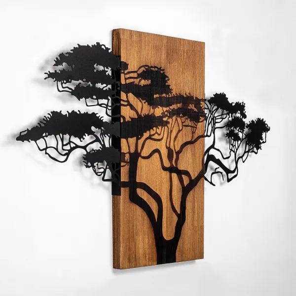Dekoratívny drevený doplnok na stenu Acacia Tree - 387