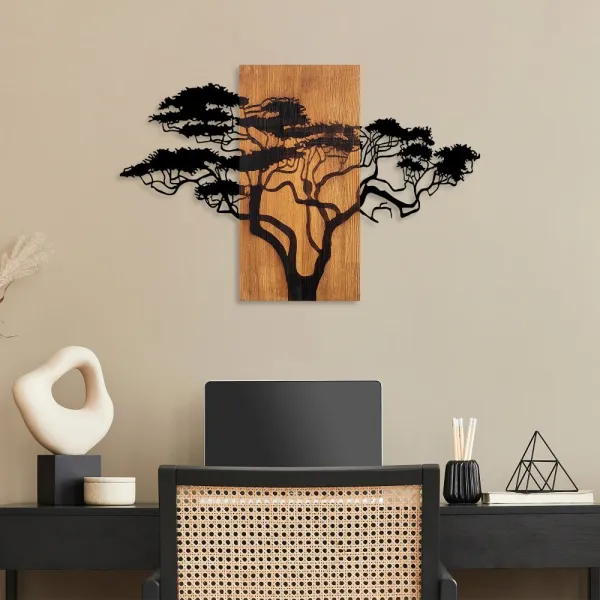 Dekoratívny drevený doplnok na stenu Acacia Tree - 387