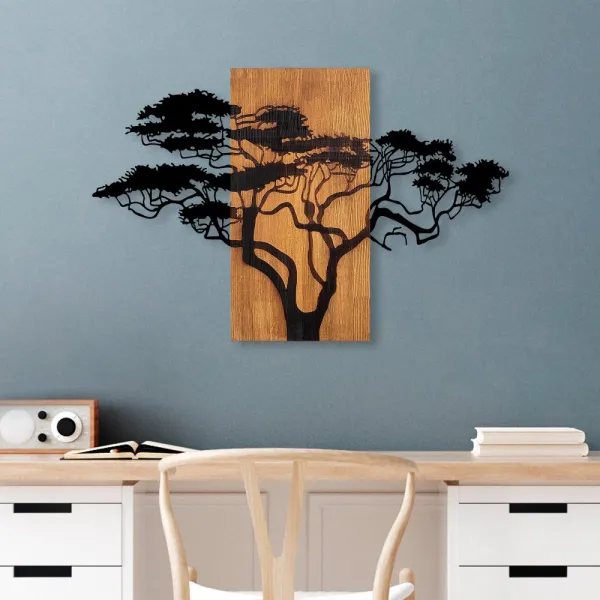 Dekoratívny drevený doplnok na stenu Acacia Tree - 387