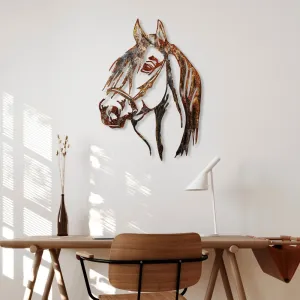 Dekoratívny kovový doplnok na stenu Horse - 3