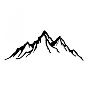 Dekoratívny kovový doplnok na stenu Mountain - 11