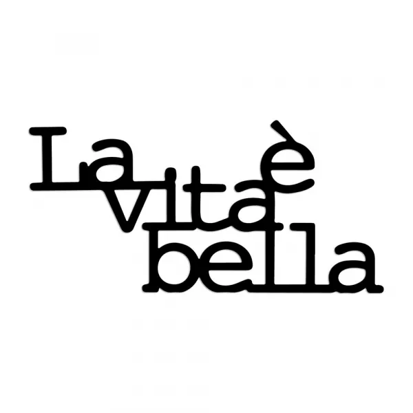 Dekoratívny kovový doplnok na stenu Vita E Bella 1