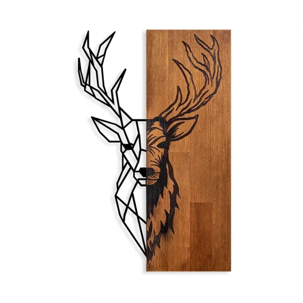 Dekoratívny drevený doplnok na stenu Red Deer 1