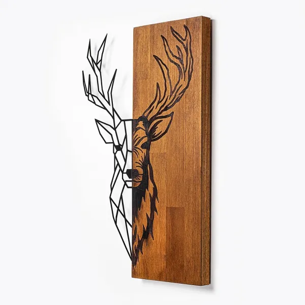 Dekoratívny drevený doplnok na stenu Red Deer 1
