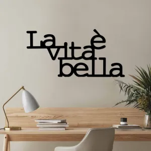 Dekoratívny kovový doplnok na stenu Vita E Bella 1