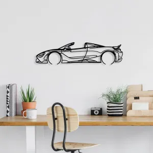 Dekoratívny kovový doplnok na stenu McLaren 720S Silhouette