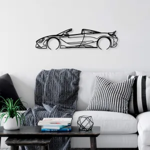 Dekoratívny kovový doplnok na stenu McLaren 720S Silhouette