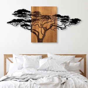 Dekoratívny drevený doplnok na stenu Acacia Tree - 329