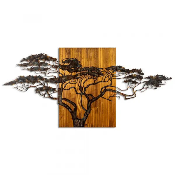 Dekoratívny drevený doplnok na stenu Acacia Tree - 329-A