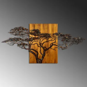 Dekoratívny drevený doplnok na stenu Acacia Tree - 329-A